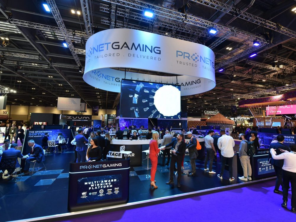 Pronet Gaming Exhibition Stand | ICE Gaming 2022