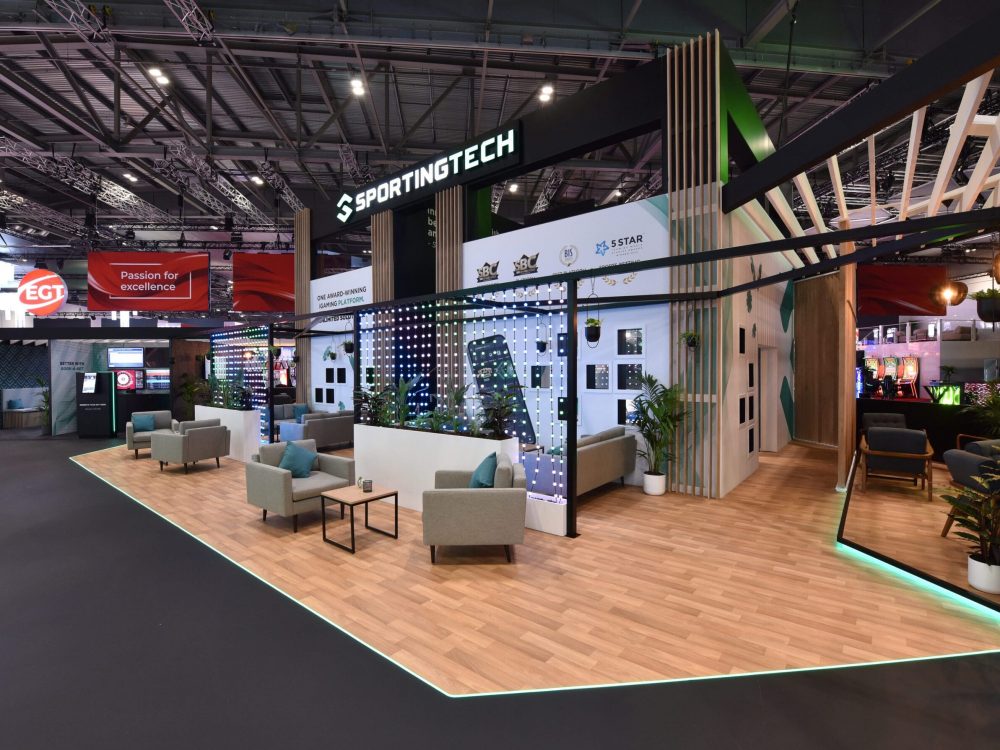 Sportingtech Exhibition Stand | ICE Gaming 2023